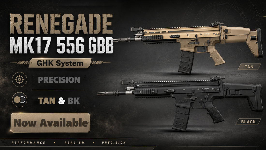 [ Pre-order ] RENEGADE MK17 556 GBB（GHK system)