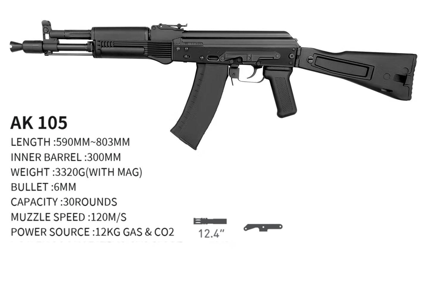 GHK AK105 V3 GBB ( Pre-order | Expected by Late June )