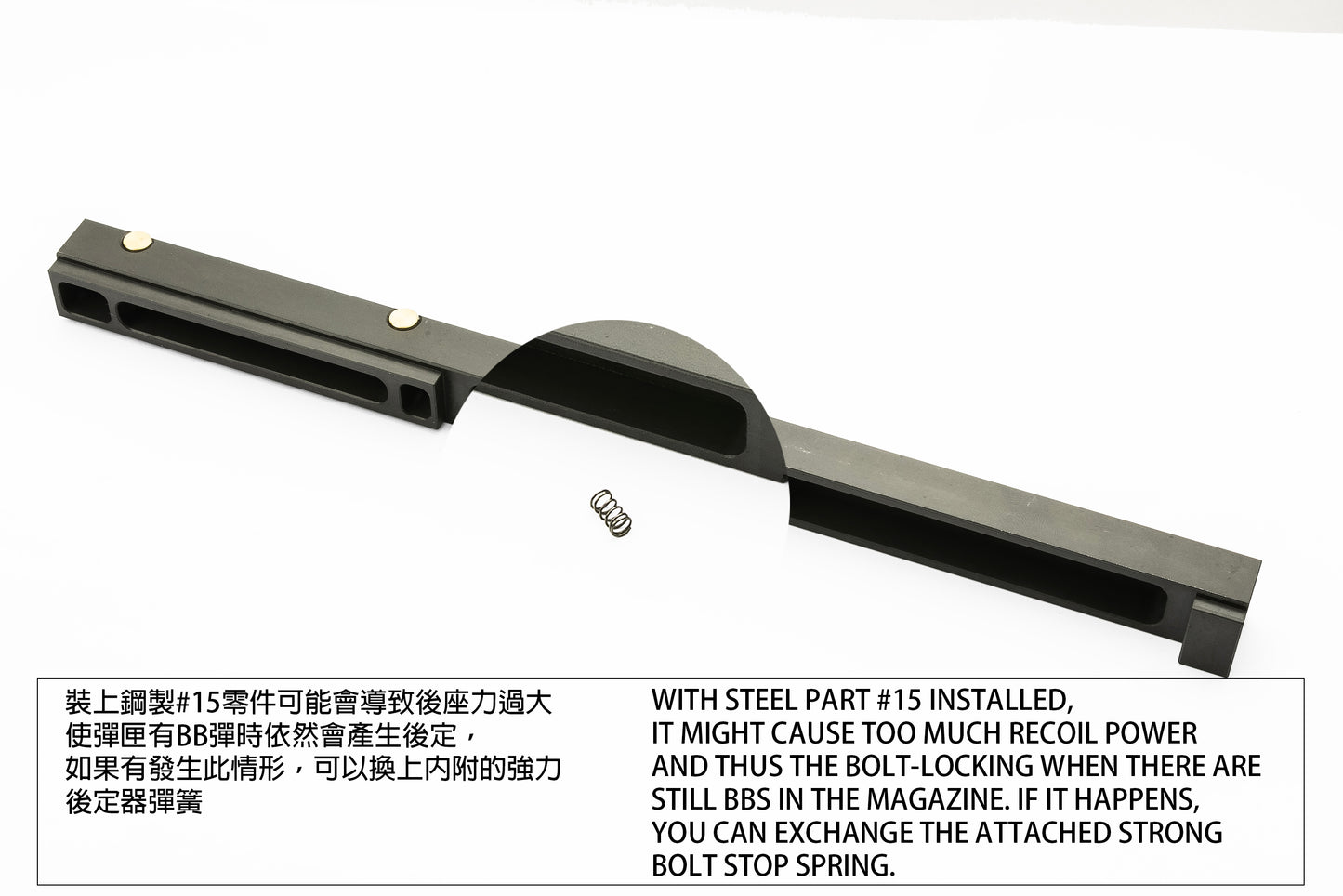 RA-TECH WE SCAR H V3 GBB Magnetic NPAS Complete CNC steel bolt carrier