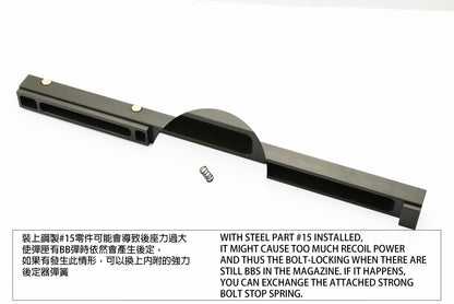 RA-TECH WE SCAR H V3 GBB Magnetic NPAS Complete CNC steel bolt carrier