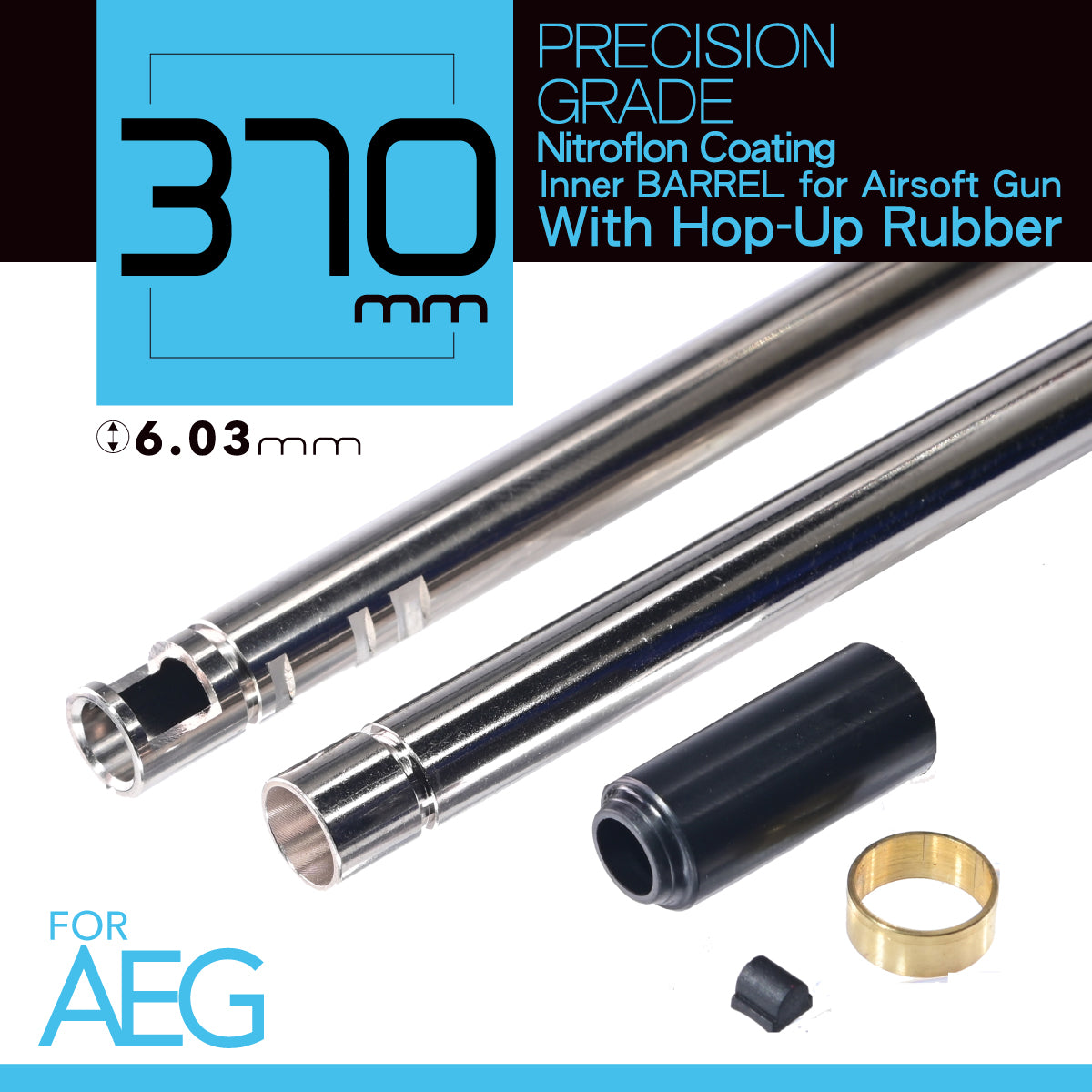 UNICORN AEG 310mm | Nitroflon Coating | 6.03MM Ultimate Precision Inner Barrel