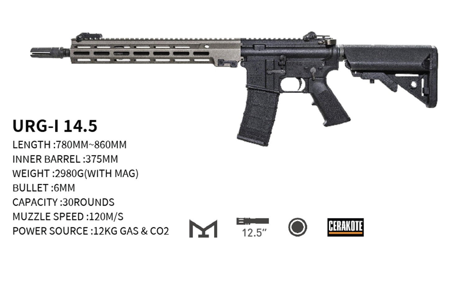 GHK URG-I 14.5 V3 GBB