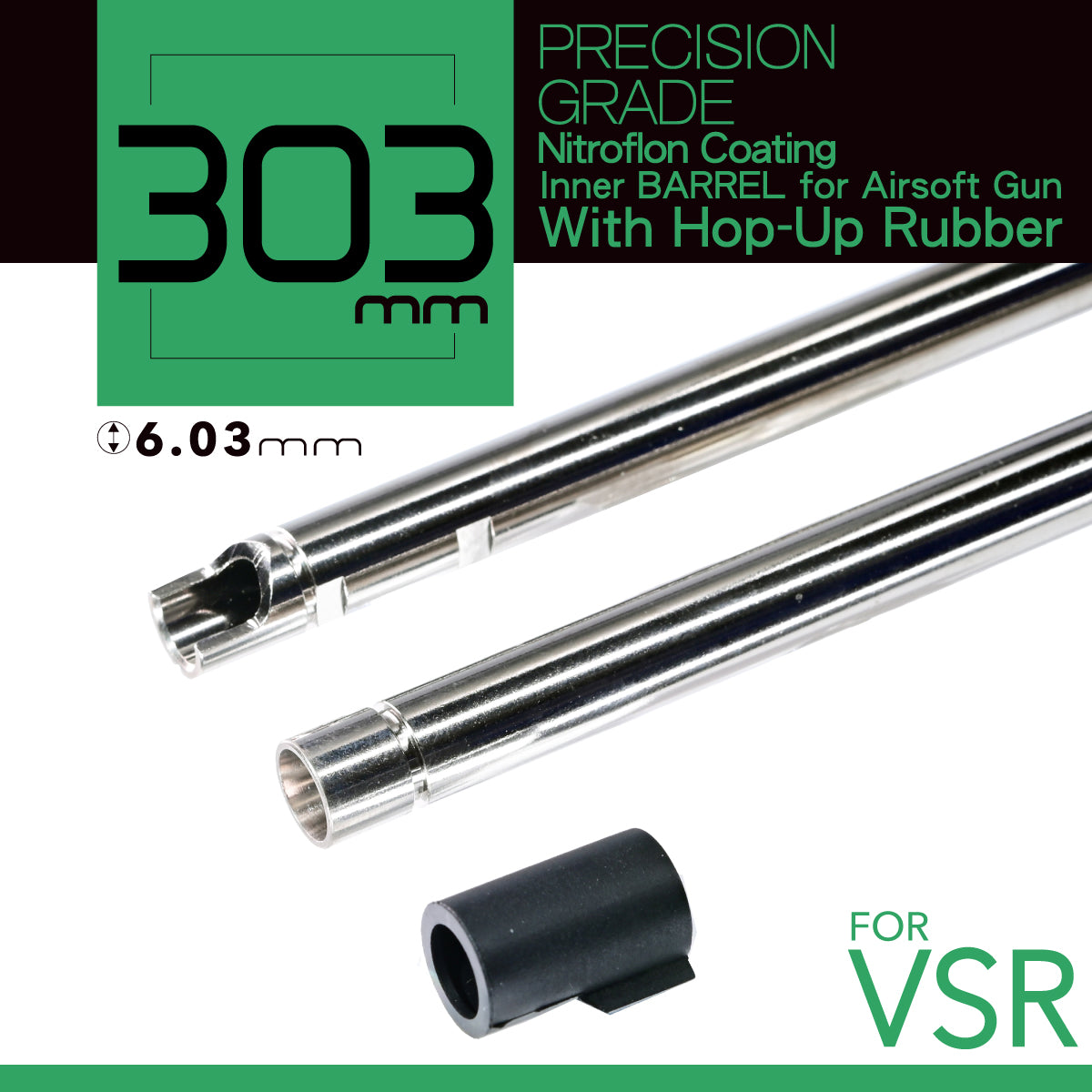 UNICORN VSR 303mm  Nitroflon Coating 6.03MM Ultimate Precision Inner Barrel