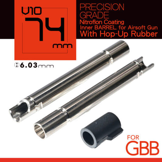 UNICORN 74mm GBB Nitroflon Coating 6.03MM Ultimate Precision Inner Barrel