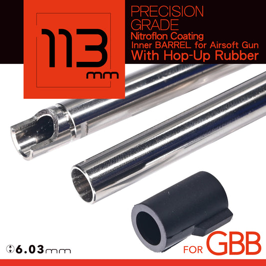 UNICORN 113mm GBB Nitroflon Coating 6.03MM Ultimate Precision Inner Barrel