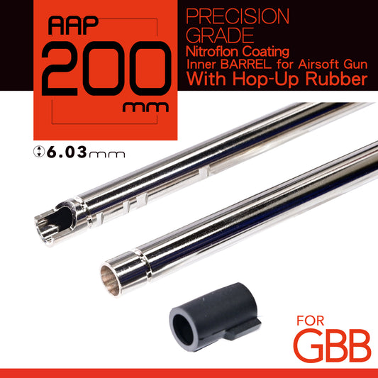 UNICORN 200mm GBB Nitroflon Coating 6.03MM Ultimate Precision Inner Barrel